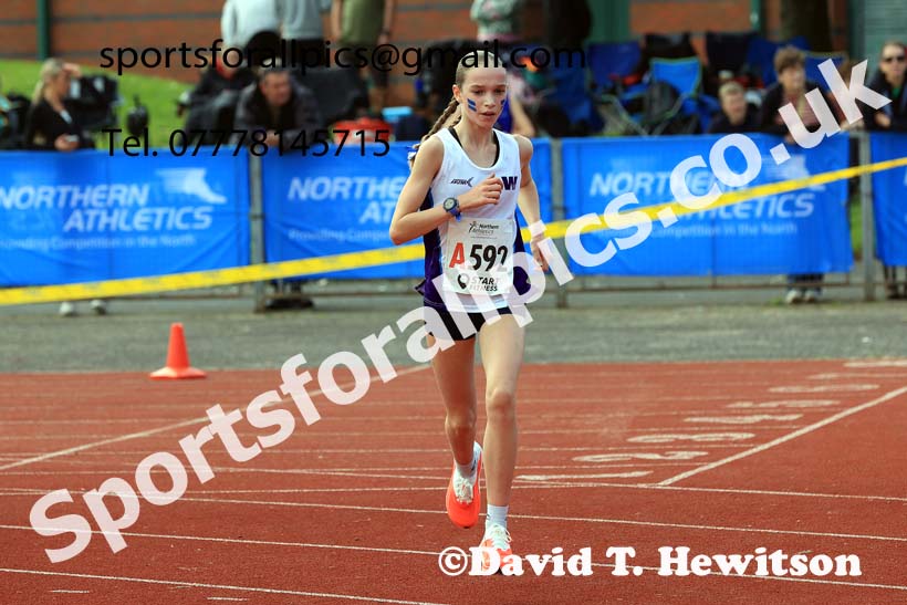 Girls Under-15s, 2024 Northern Mens 6 and Womens 4 and Youngsters Relays, Stanley Park, Blackpool.  Photo: David T. Hewitson/Sports for All Pics